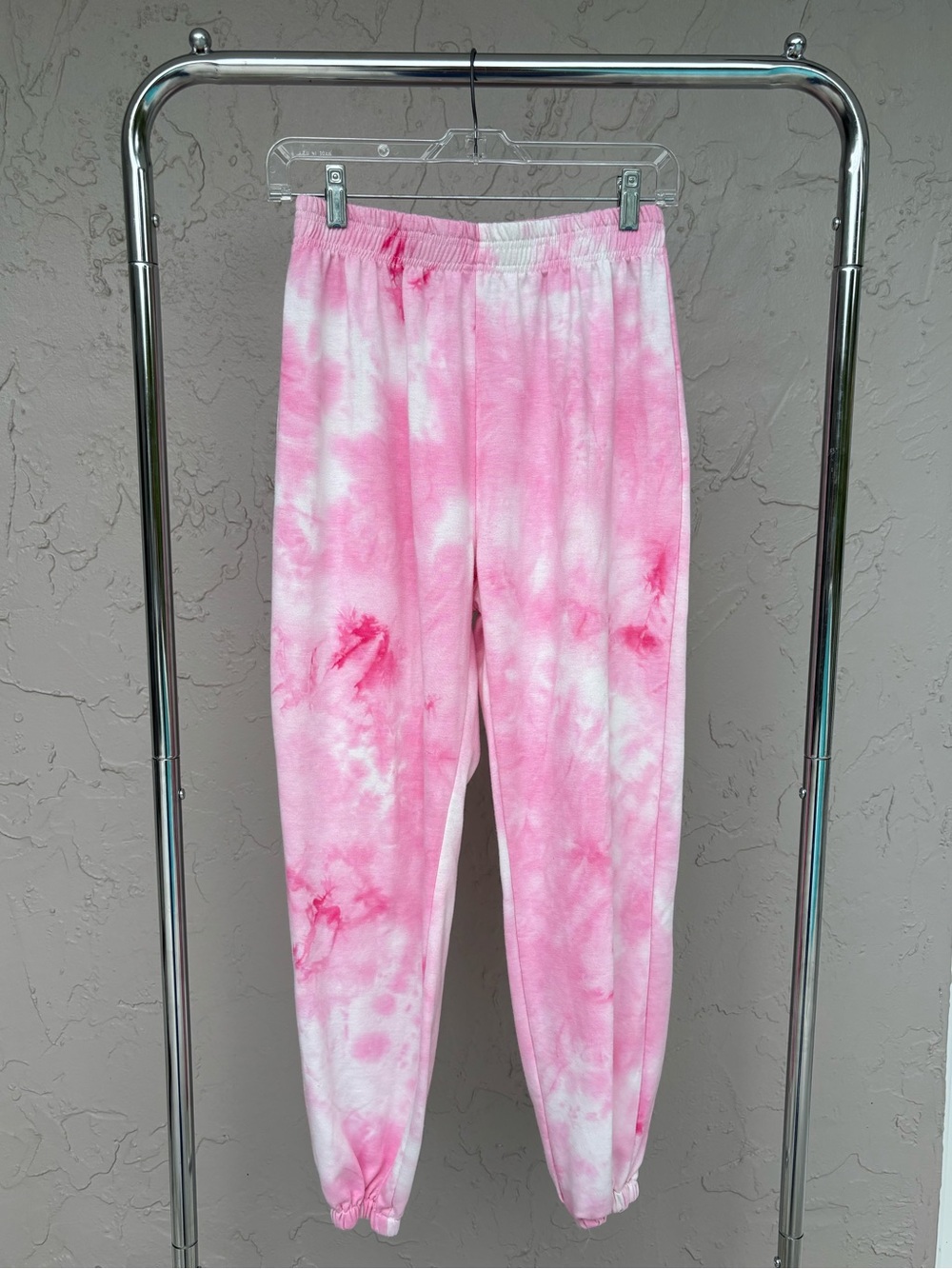 Pink Tie-Dye Jogger Sweats
